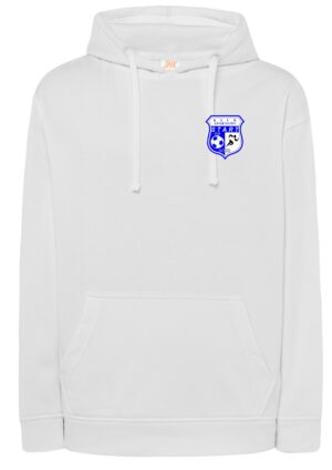 Bluza bawełniana biała z kapturem Start Gózd