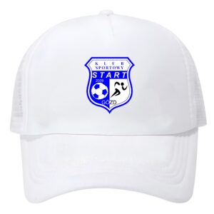 Czapka biała z logo Start Gózd